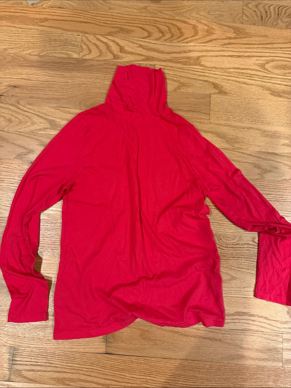 J. Crew Bright Red tissue turtleneck